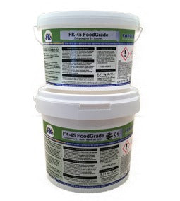 Fakolith FK-45 FoodGrade — water-based food-contact paint, can shot