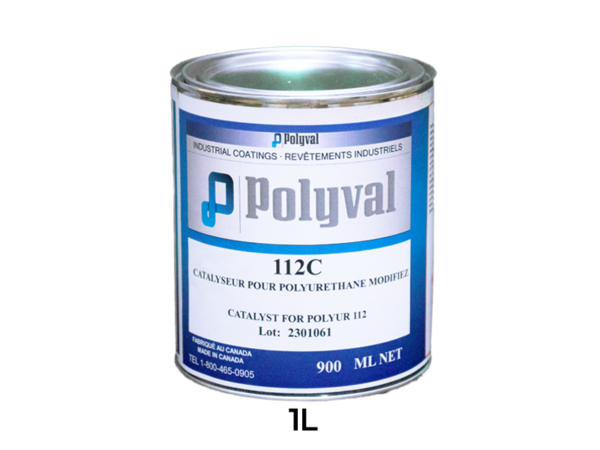 Polyur 112 DTM Polyaspartic, Anti-Corrosion, Anti-Rust, Chemical & Abrasion Resistant Coating (Pack of 2, Base 3.78 & Activator)